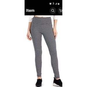 NEW | INC High Rise, Contour Waistband Houndstooth Leggings, M, MSRP $39.99